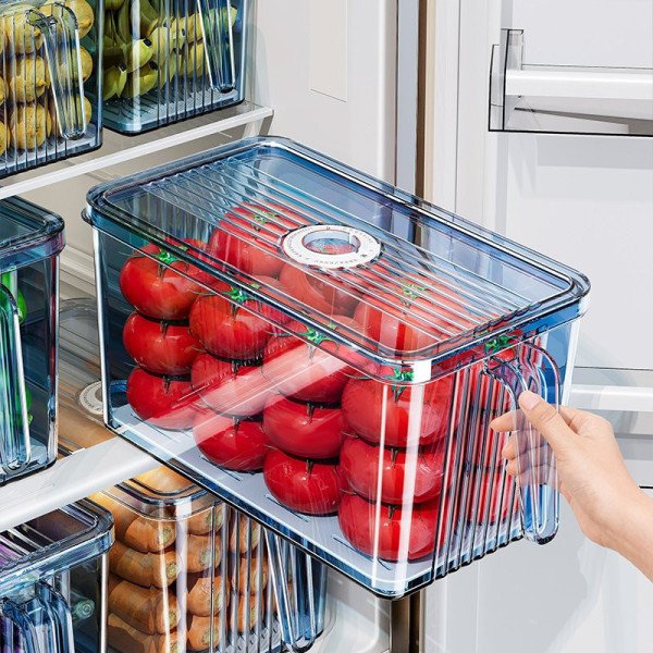Fridge Storage Box with Handle