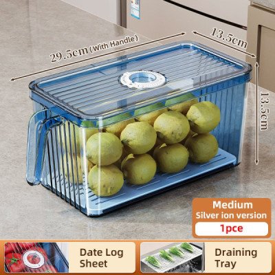 Fridge Storage Box Silver Ion | Cozyforu MU
