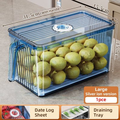 Fridge Storage Box Silver Ion | Cozyforu MU