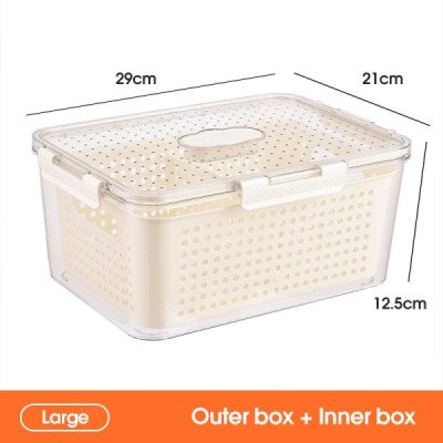 Fridge Food Container with Inner Tray | Cozyforu