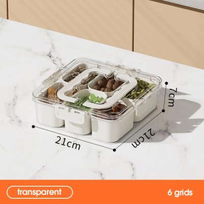 Spice Storage Box 6-Compartment | Cozyforu Mauritius