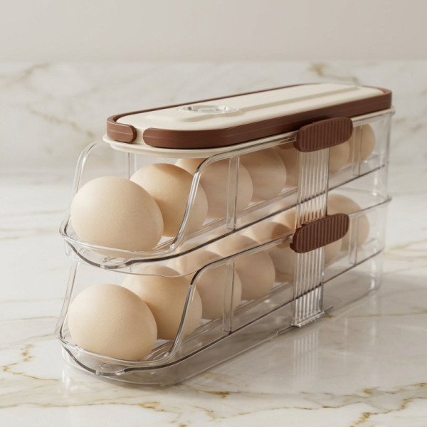 Rolling Egg Holder 2-Tier 1-Column