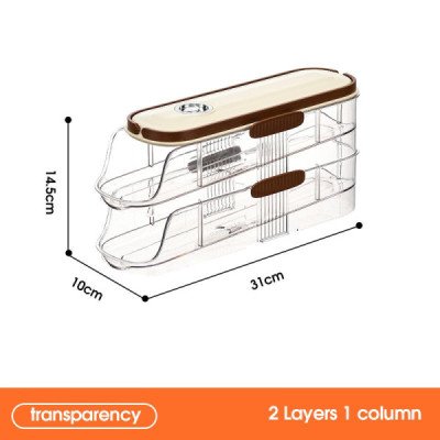 Rolling Egg Holder 2-Tier 1-Column | Cozyforu Mauritius