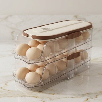 Rolling Egg Holder 2-Tier 2-Column