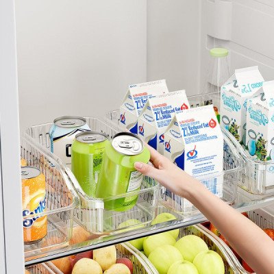 Clear Refrigerator Drawer Bin | Cozyforu Mauritius