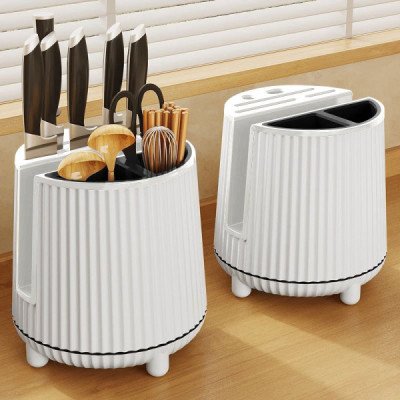 Rotating Kitchen Knife Block Holder