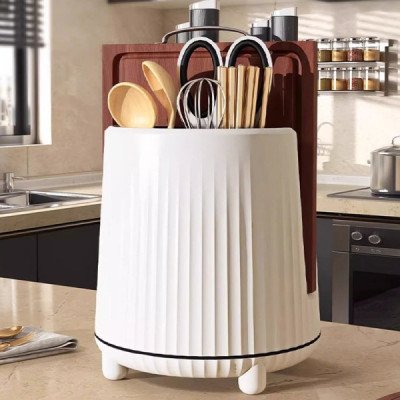 Rotating Kitchen Knife Block Holder | Cozyforu Mauritius