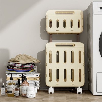 High Quality Laundry Basket 2-Tier | Cozyforu Mauritius