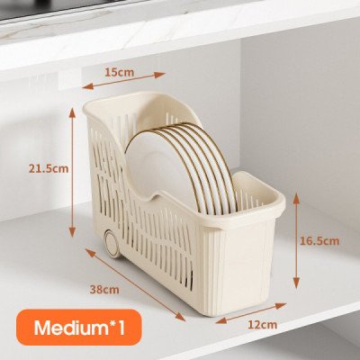 Kitchen Cabinet Pull Out Storage Organizer  (Medium)