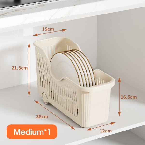 Kitchen Cabinet Pull Out Storage Organizer  (Medium)