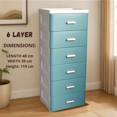 Clarity Cabinet 6 Tier 48cm