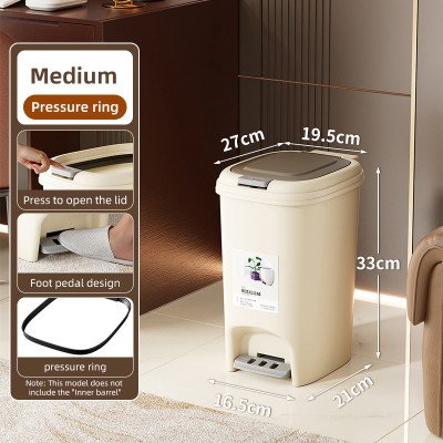Double-way Opening Trash Can 15L | Cozyforu Mauritius